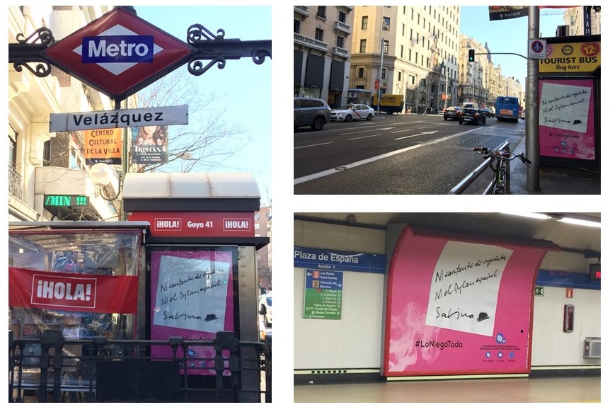 LO NIEGO TODO, TOMA LAS CALLES DE MADRID