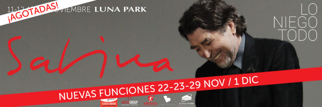 Sabina anuncia nuevas fechas en LUNA PARK